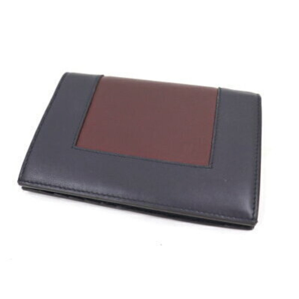 Celine Multi Function Frame Bi Fold Wallet Brown … - image 3